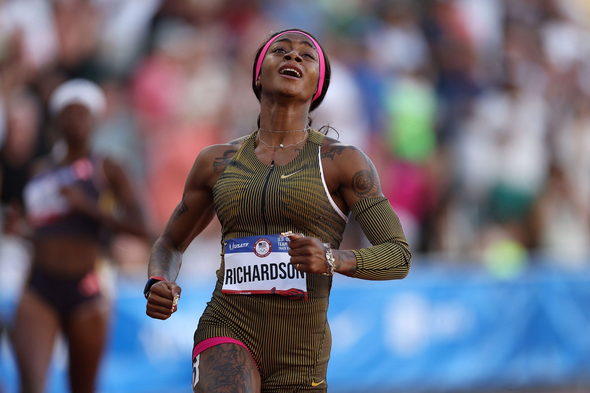 Sha'Carri Richardson at the 2024 U.S. Olympic Team Trials - Track & Field - Day 2 - Source: Getty
